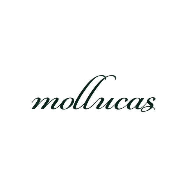 Mollucas elegant script logo